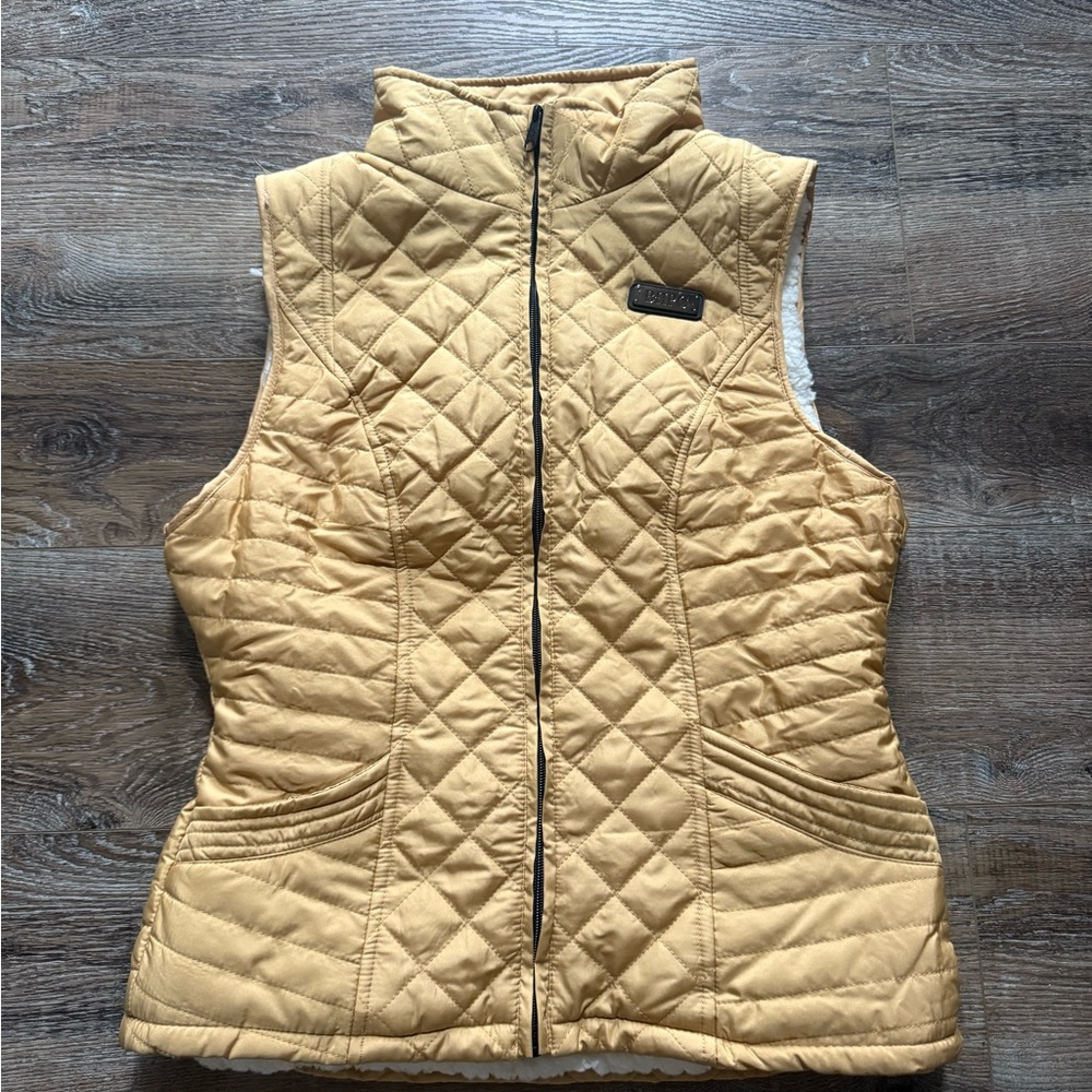 Beverly Hills Polo Club Tan Quilted Vest